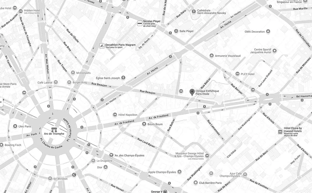 Screenshot Etoile map – Docteur Bernard Hayot