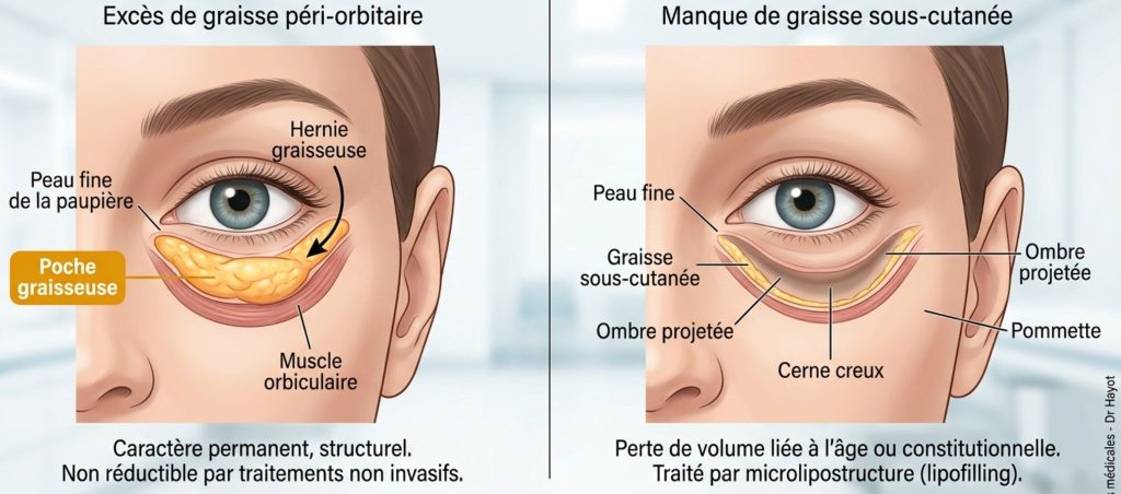 Poches sous les yeux sans chirurgie : ce qui fonctionne vraiment – Docteur Bernard Hayot poches sous les yeux sans chirurgie