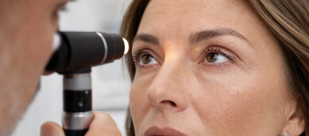 Xanthélasma des paupières : quel traitement ? – Docteur Bernard Hayot Patiente examinée par un ophtalmologue pour une petite plaque jaune près du coin interne de la paupière
